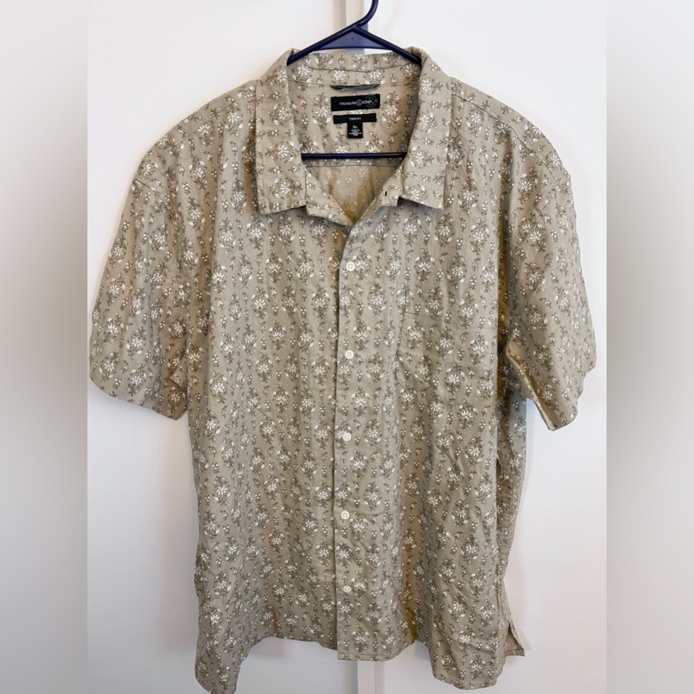 Treasure & Bond Trim Fit Shirt Resort XL
